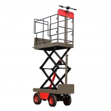 Mini greenhouse electric hydraulic lift trolley