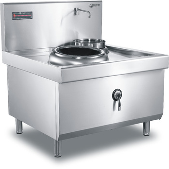 Single Burner Single Basin Induction Wok