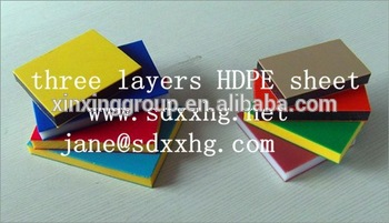 UV resistant hdpe orange peel textured surface plastic sheet