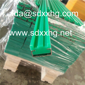 okulen uhmw pe1000 green wear strip flat plastic strips bearing guide