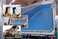 UHMWPE plastic truck liner with 12mm thickness