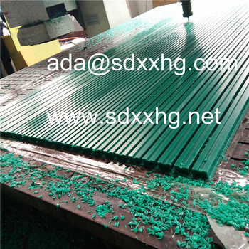 Wear strip okulen green wear strip flat plastic strips