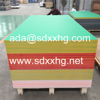 dual color hdpe sandwich board non-slip plastic sheet