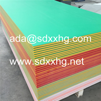 non-slip plastic sheet 3 layer hdpe sheet double color plastic sheet