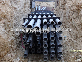high density HDPE polyethylene plastic pipe support/ PE pipe