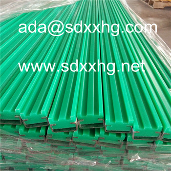 UHMWPE BARS FOR CONVEYORS okulen uhmw pe1000 green wear strip UHMWPE engineering block