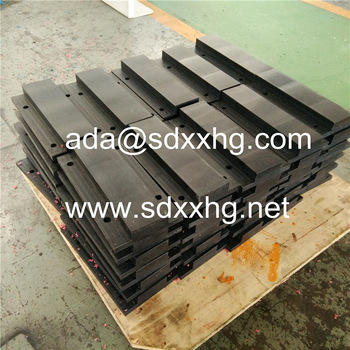UHMW PE plastic conveyor impact block milling track pad/block