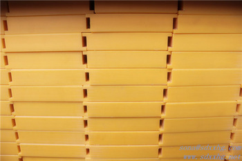 UHMWPE/HDPE yellow dock bumper pad