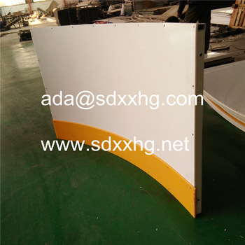 puck board 1219mm X 2438 mm in 6.35mm thickness hockey boards for sale