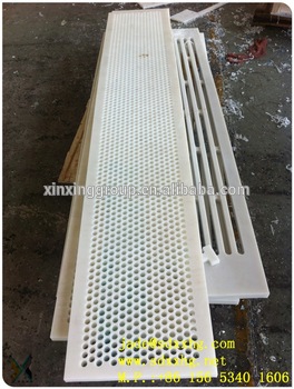 Paper machine white UHMWPE suction box cover