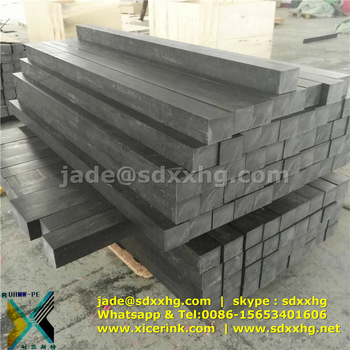 excavator UHMWPE track pad , slide bearing block , cable support
