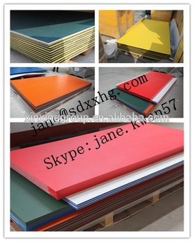 3-layer HDPE sheet triple color board textured surface plastic sheet sandwich polyethylene sheet