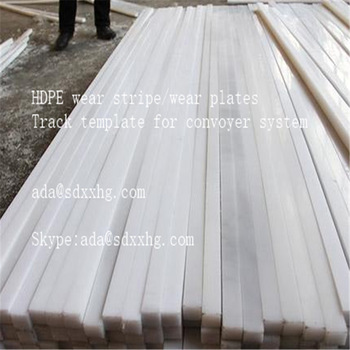okulen uhmw pe1000 white wear strip flat plastic strips
