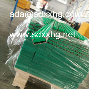 okulen uhmw pe1000 green wear strip UHMWPE engineering block Wear strip