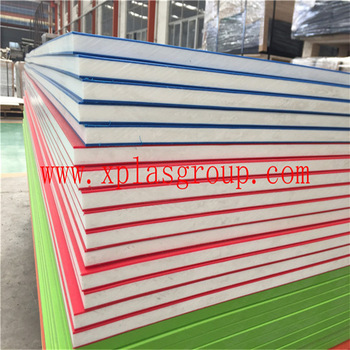 layered textured HDPE Sheet for children playground equipment.