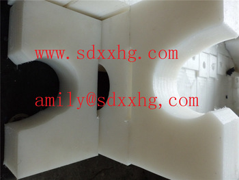 White HDPE Cable support Block /HDPE Pipe support block /HDPE block
