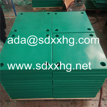 plastic marine fender pad piling fenders Fender face pad