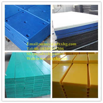 Black supporting block/ anti-impact polyethylene/ HDPE (PE-HD) Plastic sheet