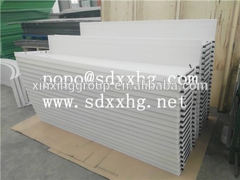 hdpe floorball rink barriers/Easy to install White PP floorball rink