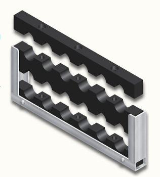 Plastic HDPE Spacer block/ HDPE Tube cutting spacer /HDPE Spacer