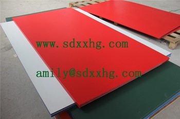 Extruted Green /Red /Natural HDPE plastic Sheet